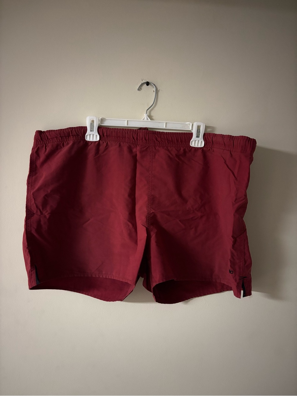 Speedo Men’s Large Red Swim Trunks Athletic Lined Swim Shorts Beachwear